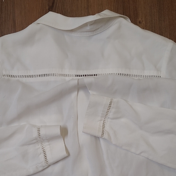 CLOTH & STONE Ivory Button-Up Shirt USED GOOD CONDITION ZISE S FOR WOMEN. - Picture 10 of 10